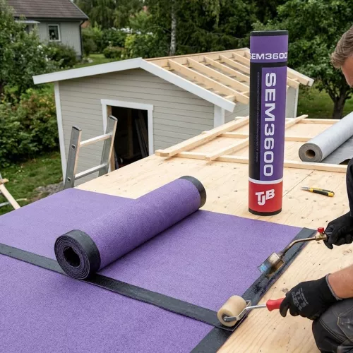 Surface Paper SEM 3600 Durable Surface Sheet 1x8m For Simple Buildings TJB