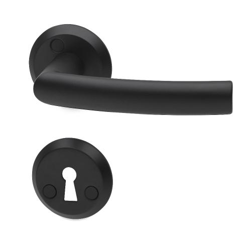 Dørhåndtag Atlanta Sort, Habo 19775