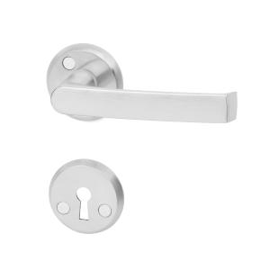 Interior Door Handle A2012 Brushed Chrome, Habo 16343