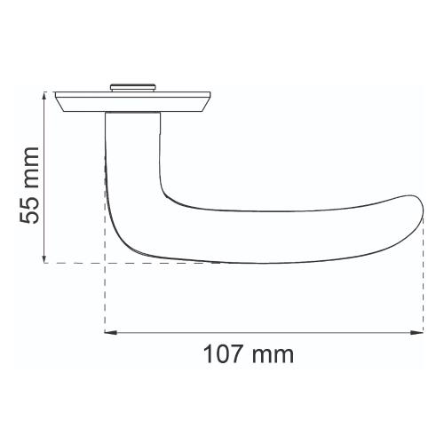 Dørgreb Oxford Tin, Habo 18361