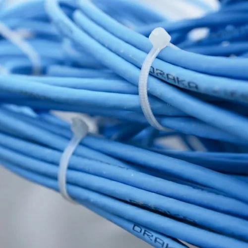 Cable Ties Nylon 500x8mm White 50pcs Vorel