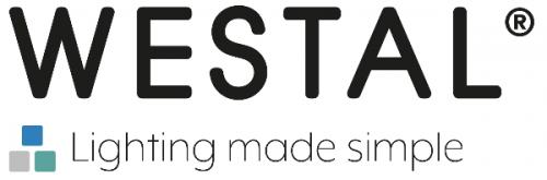 Stall vägglykta svart/klar Westal