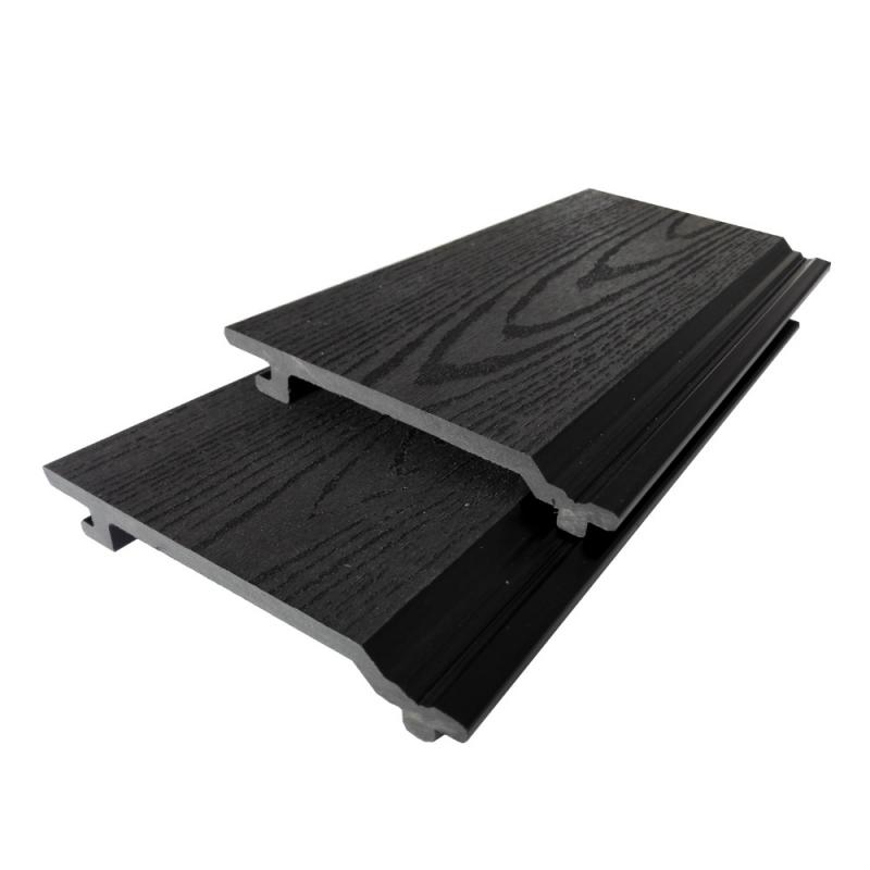Komposit Panel 156x21x2900mm Svart WPC300E