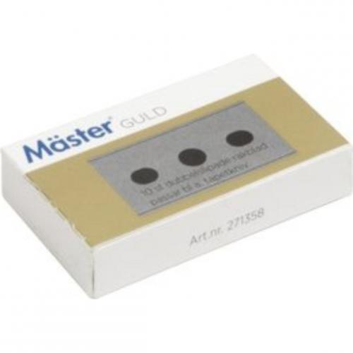 Yrkesblad Kolstål Guld 0,2mm 10St