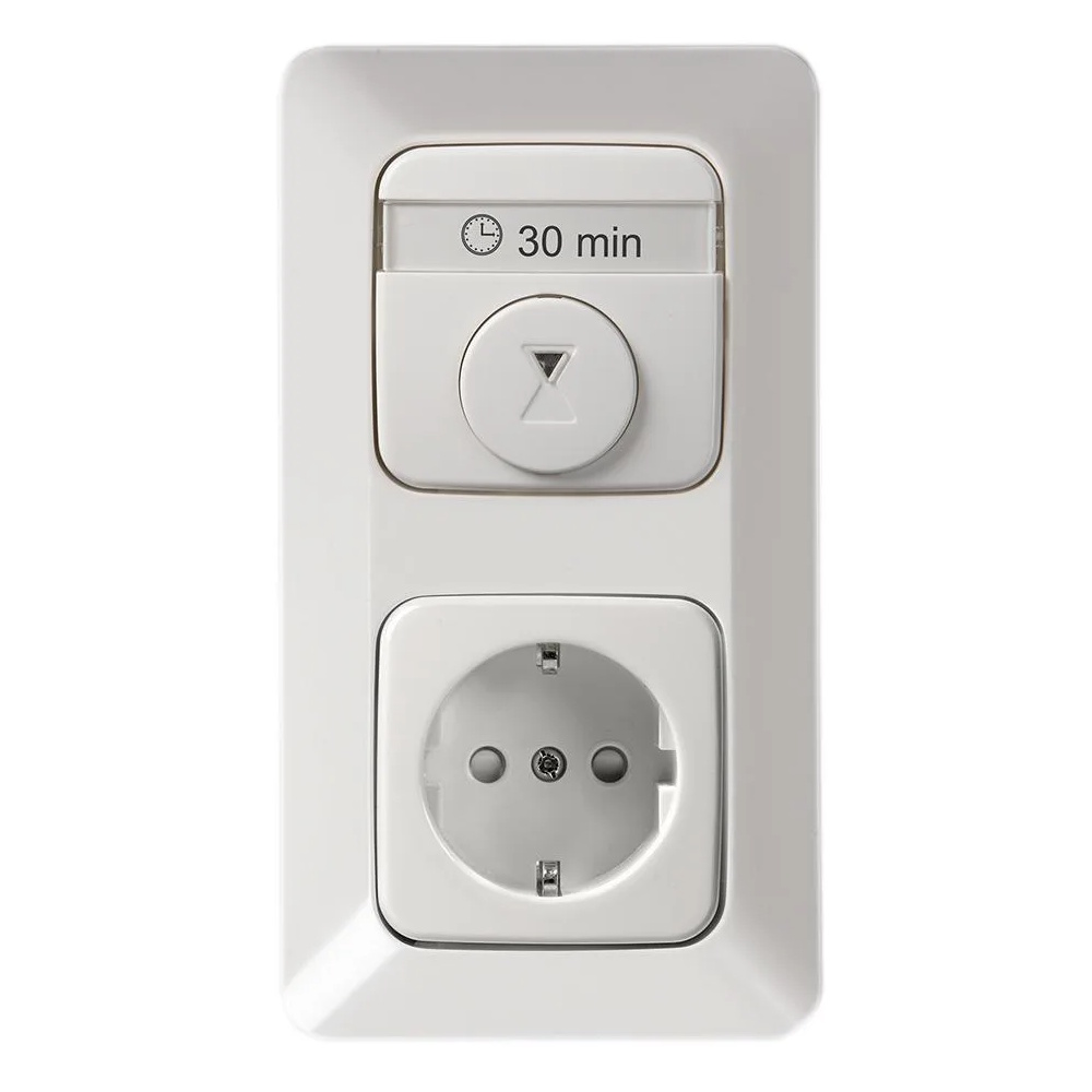 Timer Elektronisk Jussi 10A 230V IP21 Hvid Busch-Jaeger