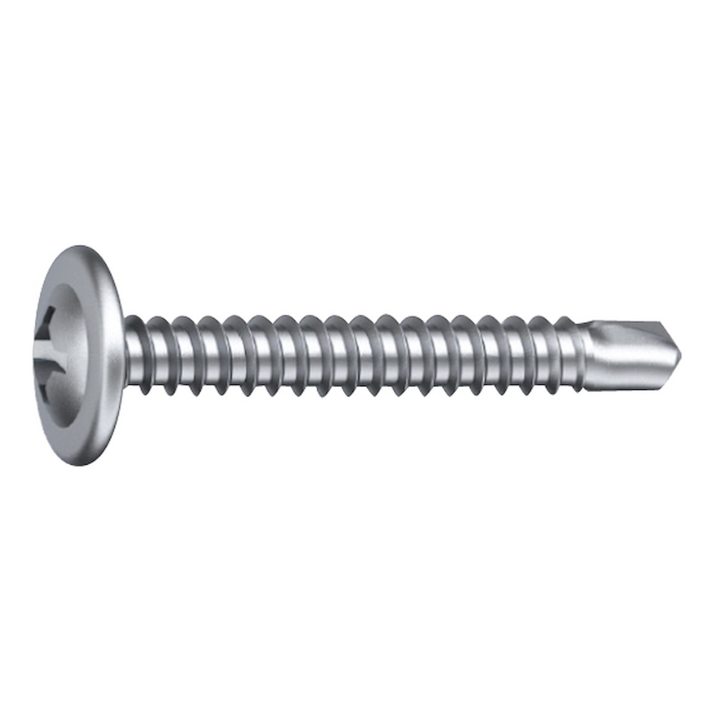 Monteringsskrue Med Borespids 4,2x45mm C1 Blankgalvaniseret 250stk Ejot 1533700