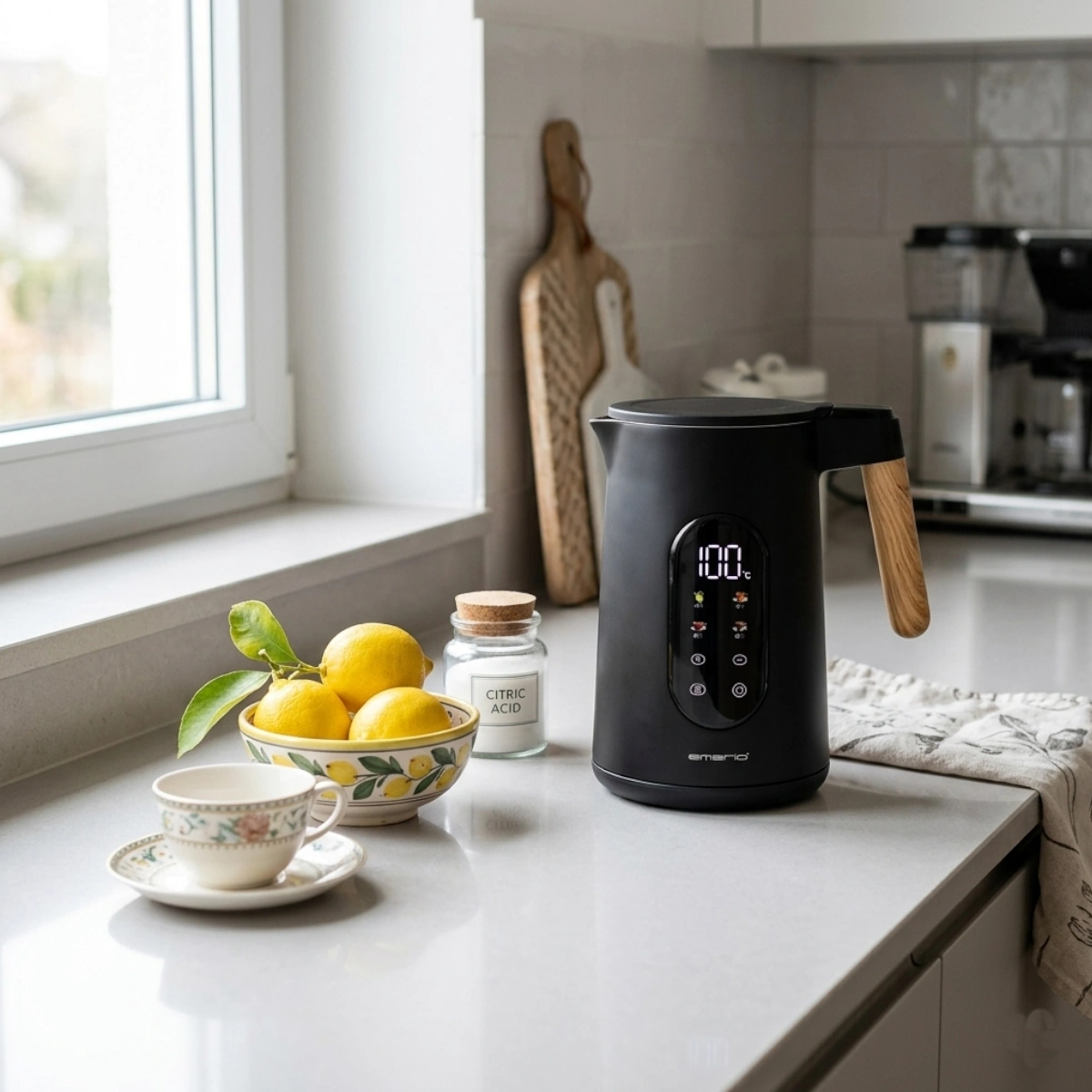 Elkedel 1850-2200W 220-240V 1,7 Liter Emerio