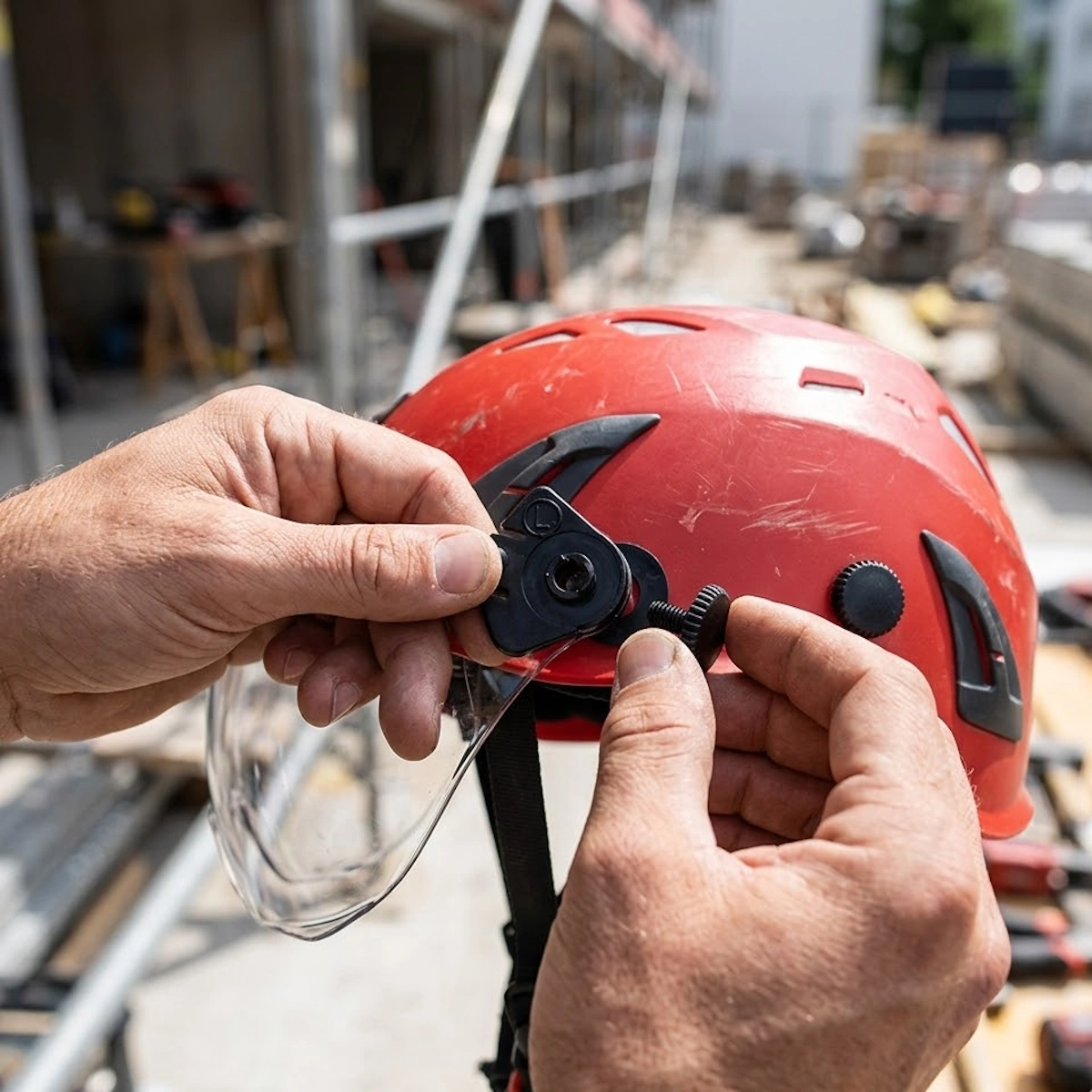 Reservevisirbeslag Til Hjelm Superplasma Sort KASK