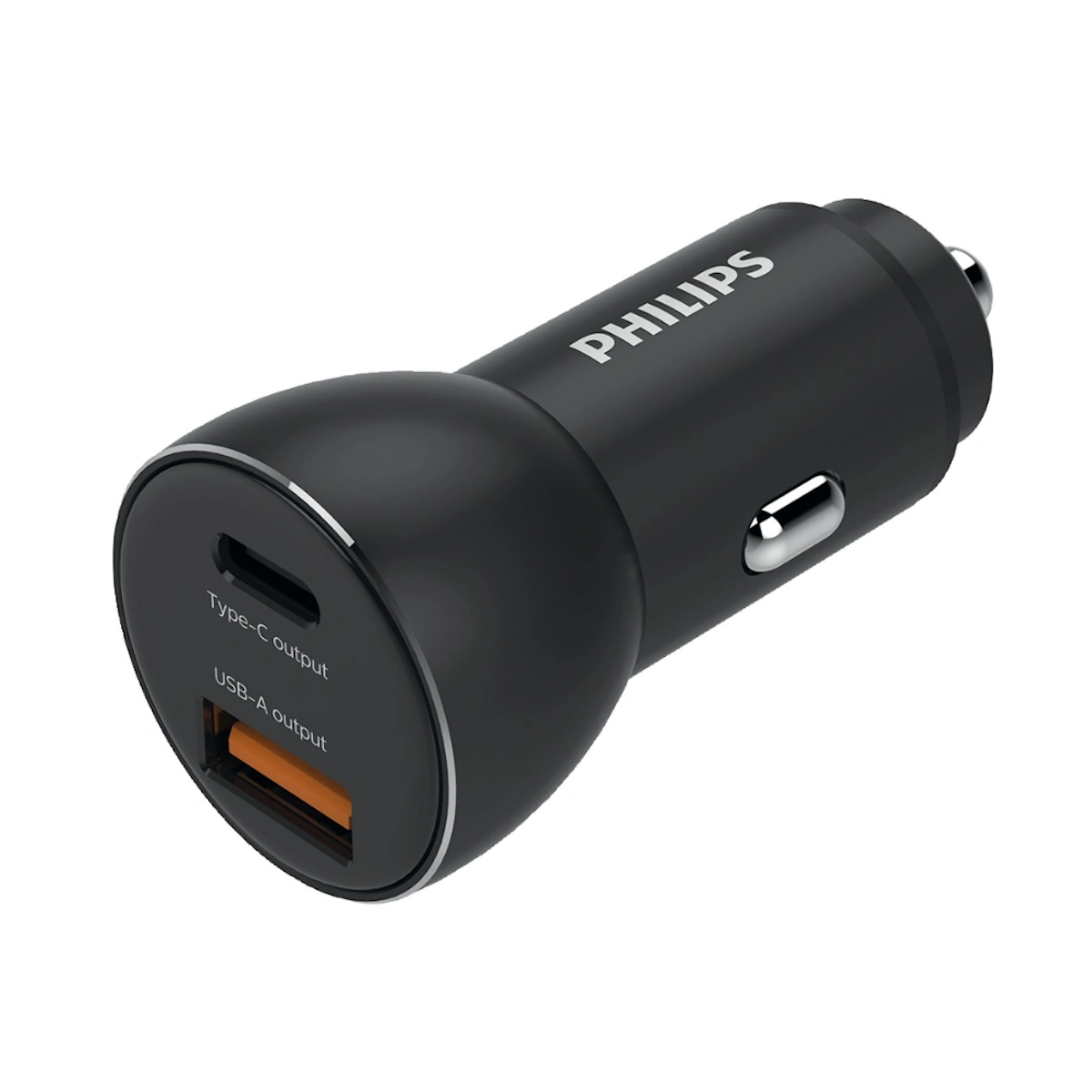 Biloplader Med USB-A Og USB-C 2-Stik Philips