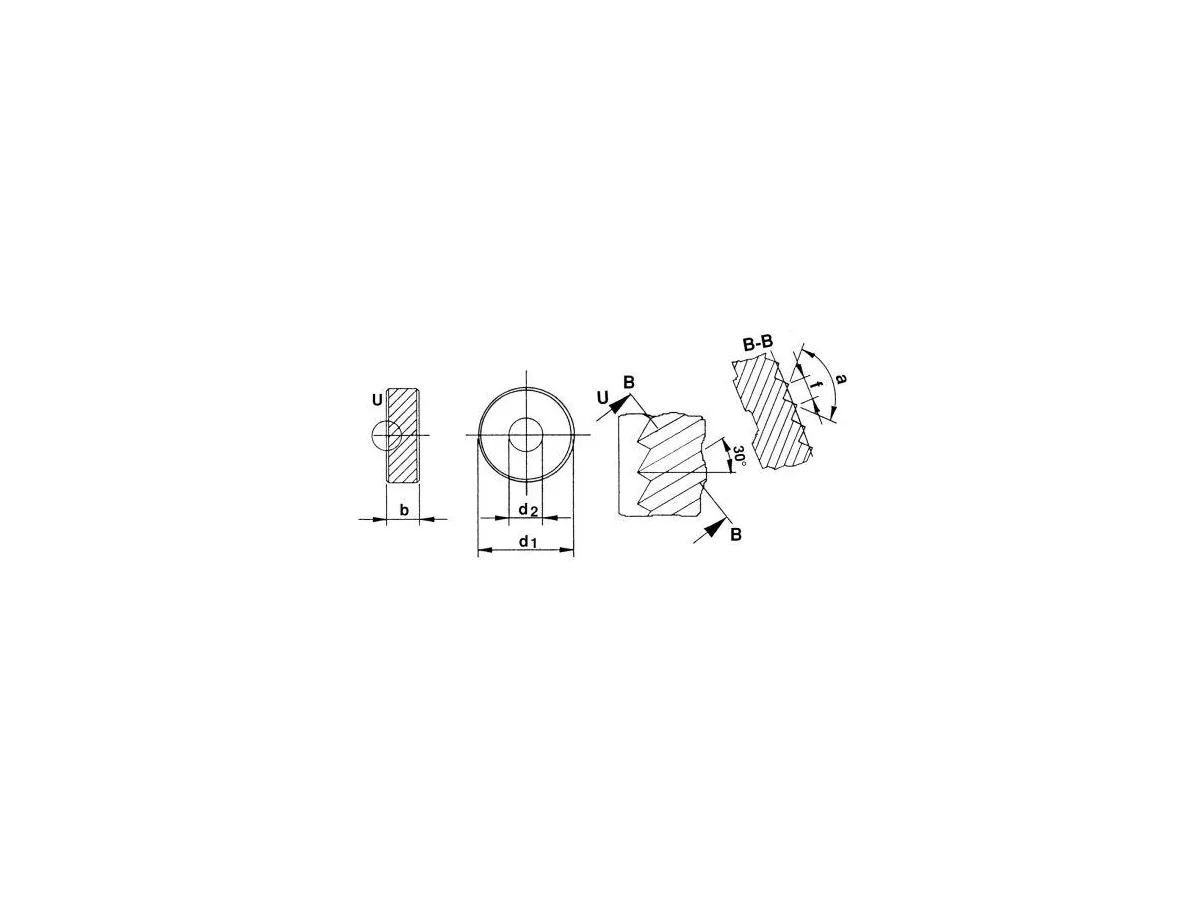 Lettringstrissa 10x4x4mm, P: 0,3mm med fas, form BL 30°, QUICK