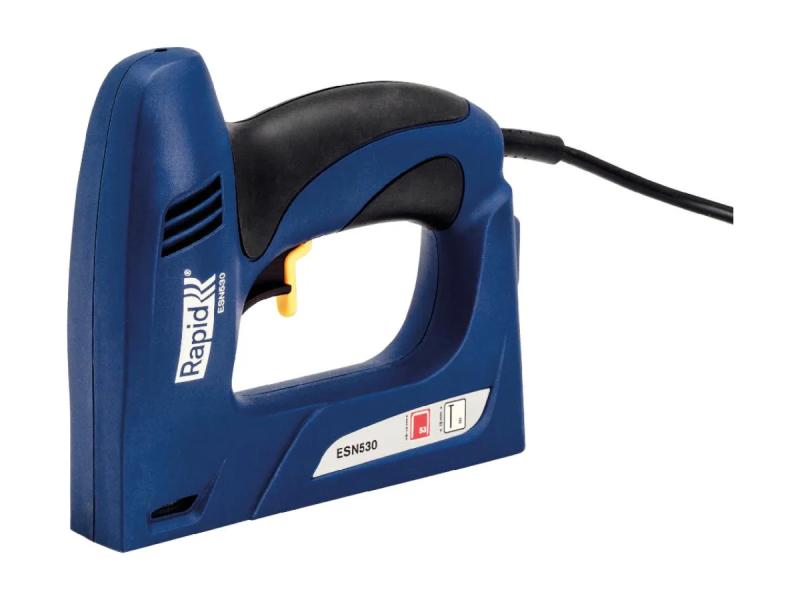Elektrisk häftpistol Rapid ESN 530, Kort front, klammertyp Nr. 53/ för dyckert Nr. 8, Rapid PRO
