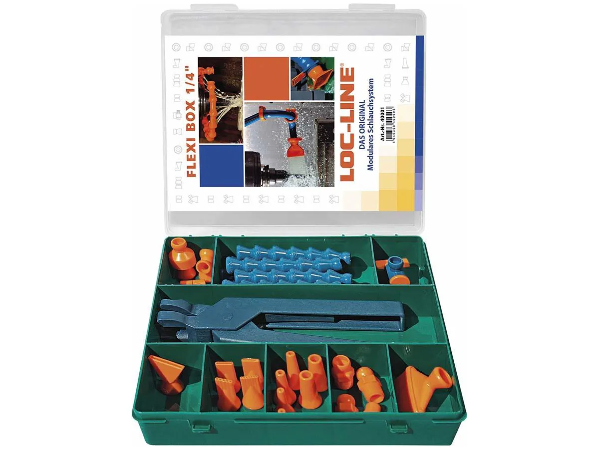 Kylvätskeutrustning 1/4" LOC-LINE 27 delar