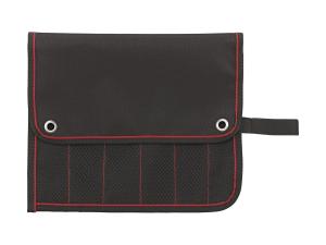 Rullväska, nylon, 6 fack, 290x405mm, Format