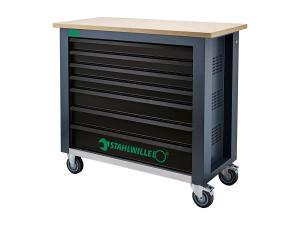 Verktygsvagn, 7 lådor, stabil stålplåtskonstruktion, WB 625 Stahlwille