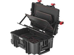 Verktygsresväska med hjul, vattentät & slitstark, 539x359x220mm, 43,5l