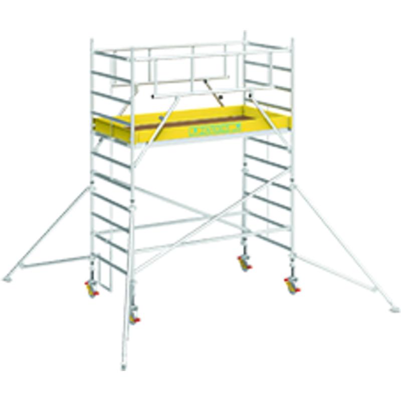 MultiTower S-PLUS 2T, 2,50 m Safetyställning, arbetshöjd 4,5 m