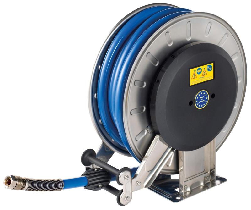 Slangvinda Rostfri, 20B, 3/4", 15 meter, öppen, Vatten livsmedelsgodkänd