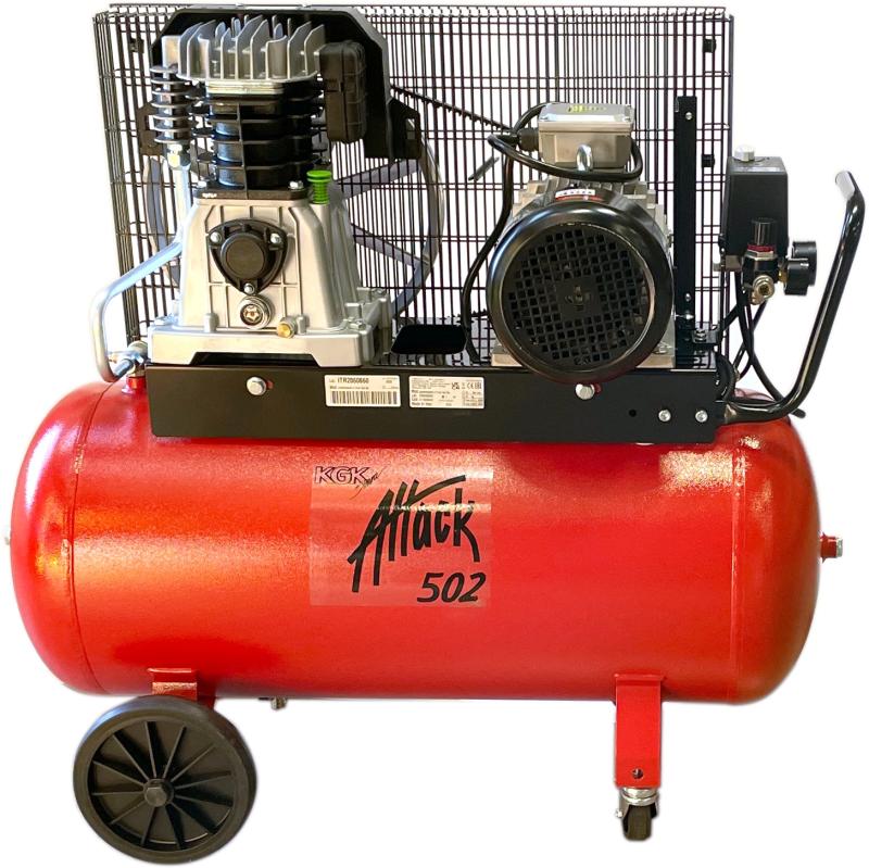 Kompressor Attack 502, 90 liter, 4 hk, 10 bar, AB90/510 - besiktningsfri
