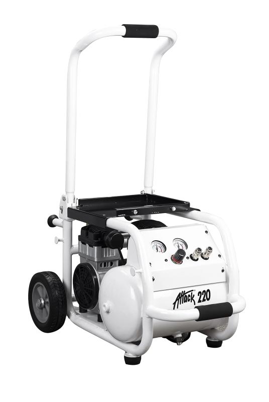 Kompressor ATTACK 220, 2 hk, 240 liter/min, 10 bar, 20 liter, Oljefri