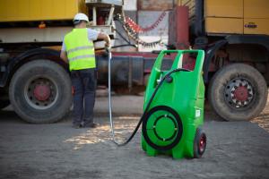 ​Dieseltank 100 liter Kärra 12V, 4 meter slang