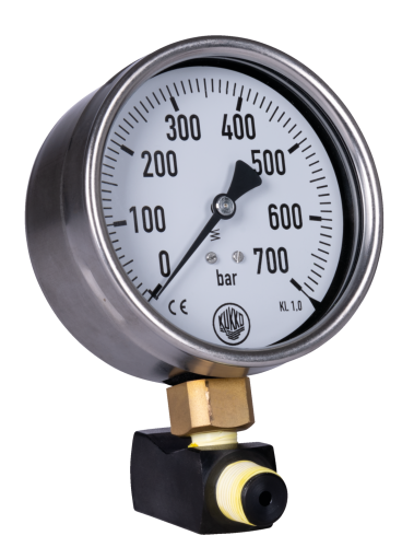 Manometer 700 bar, Kukko