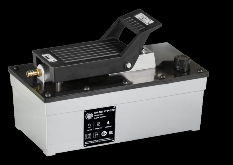 Lufthydraulisk pump utan tillbehör, 700 bar, Kukko