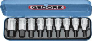 Insatshylsor, Tum 3/16 - 5/8 Gedore