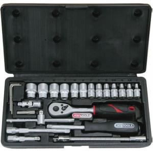 Hylsnyckelsats 1/4 KS-Tools 25 delar