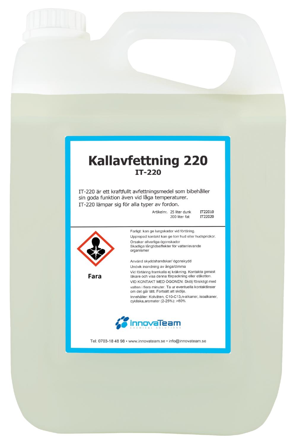 Kallavfettning 220 5L