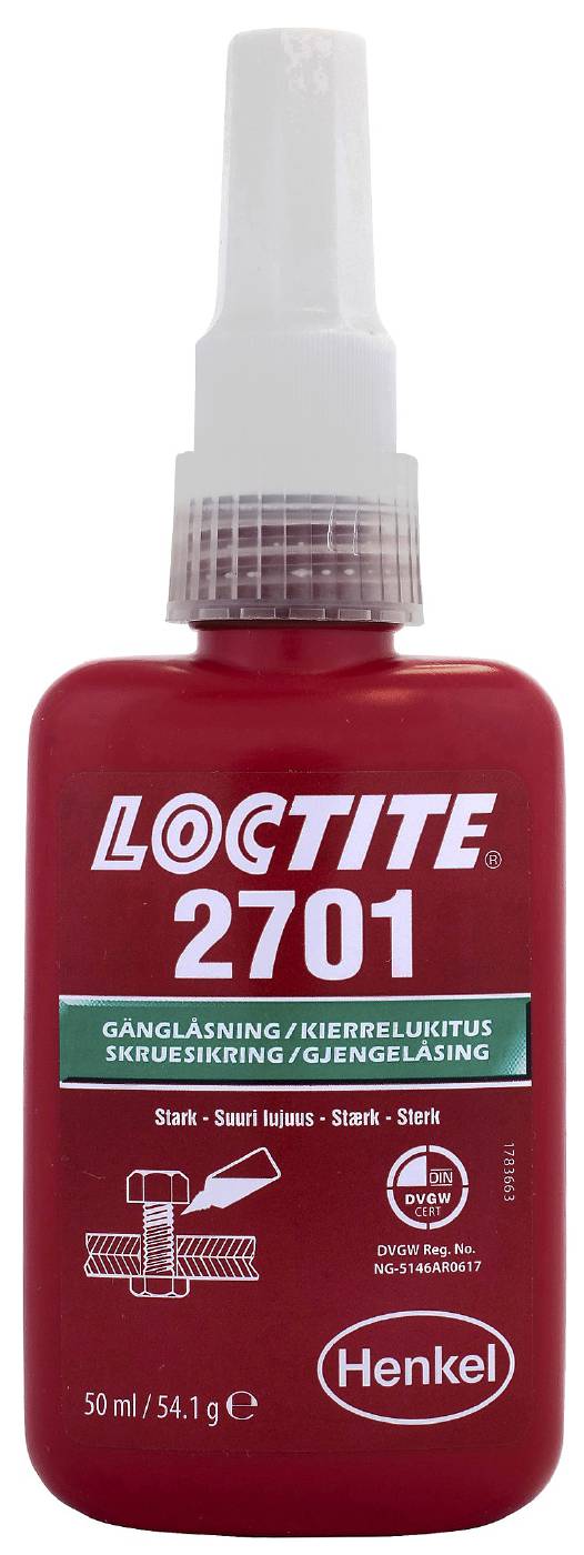 Loctite 2701 Gängsäkring Stark 50 Ml