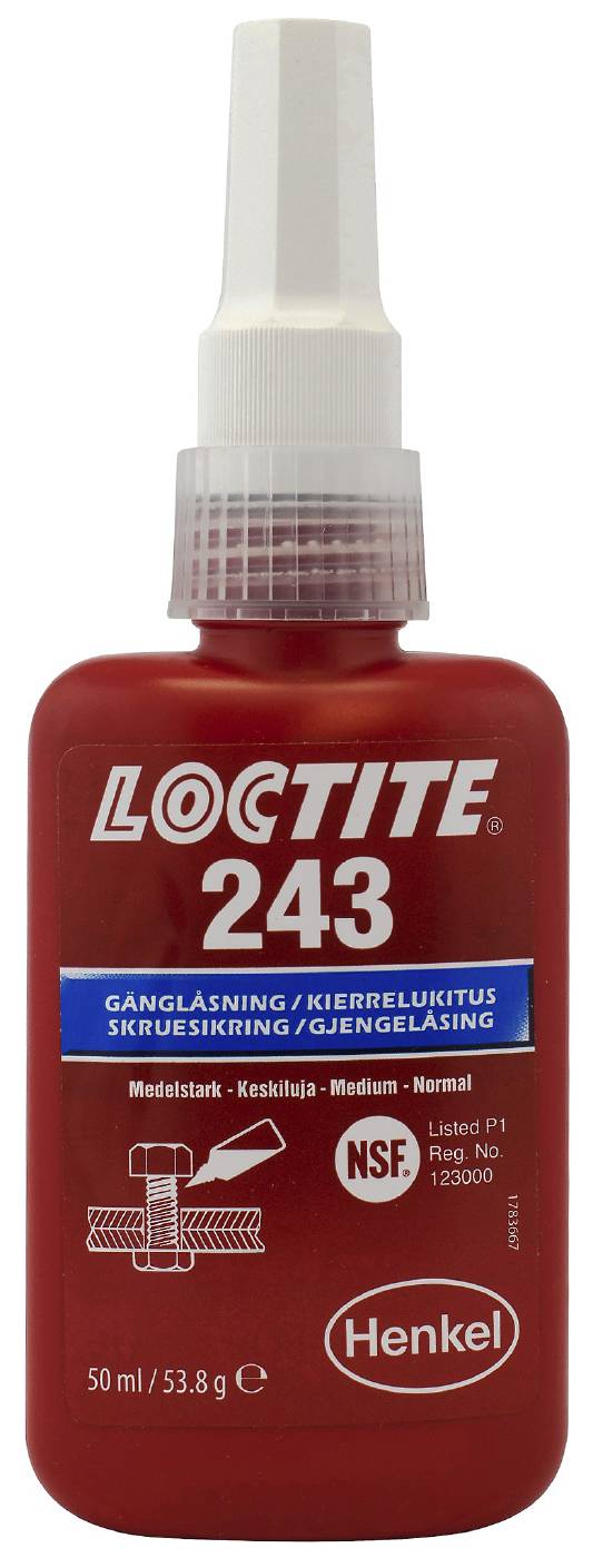 Loctite 243 Gängsäkring Medelstark 50 Ml