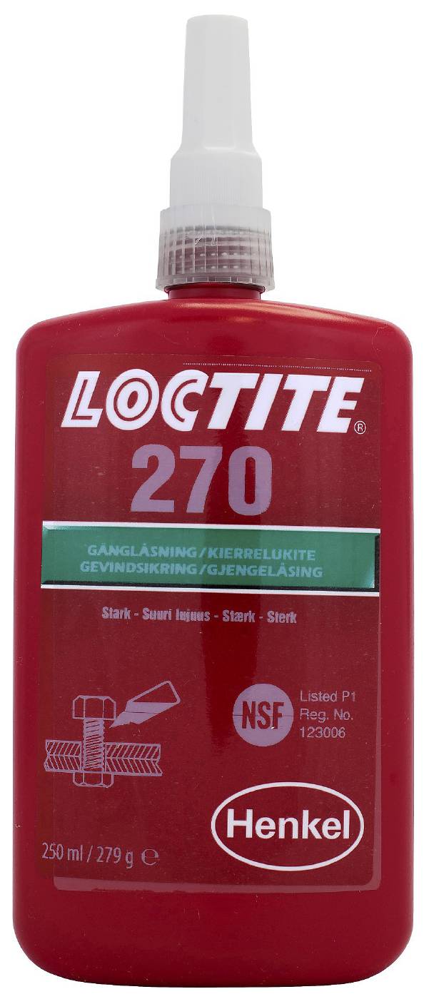 Loctite 270 Gängsäkring Stark 250 Ml