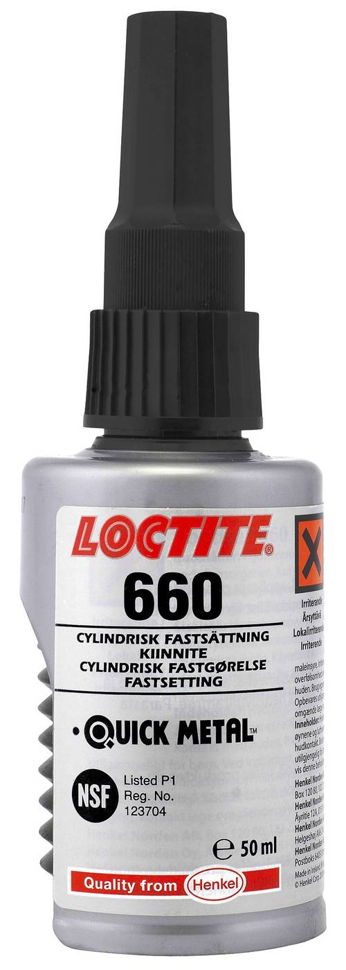 Loctite 660 Cylindrisk Fastsättning Quick Metal 50 Ml