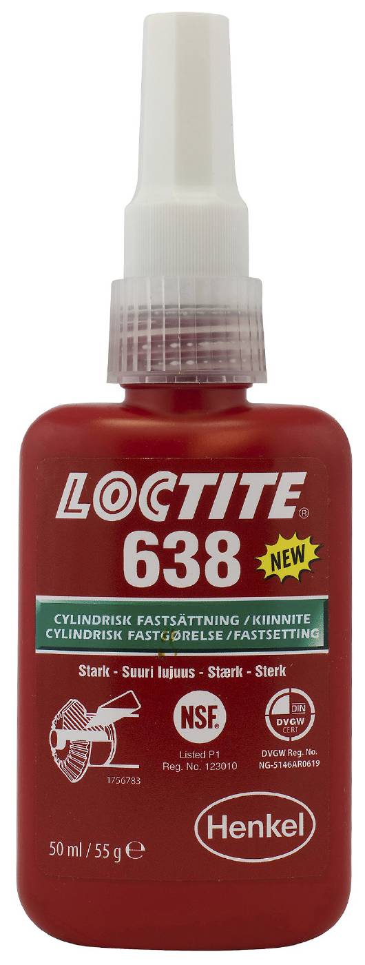 Loctite 638 Cylindrisk Fastsättning 50 Ml