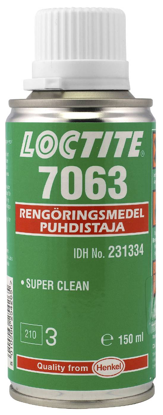 Rengöring avfettningsspray Loctite 7063, Spray 150ml