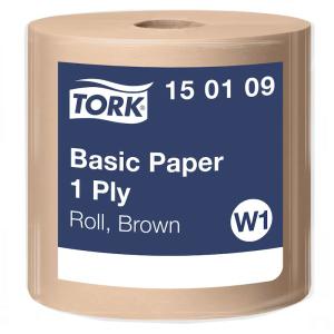 Torkpapper Basic Papper, 1 lager, brun W1