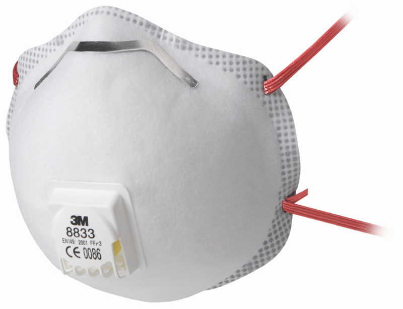Halvmask Filtr 8833 Klass P3