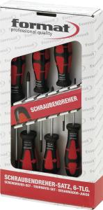 Skruvmejselsats Spår 4,5-8Mm + Pz 1+2, Format