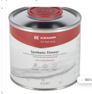 Thinner för syntetisk förtunning harts 0,5l