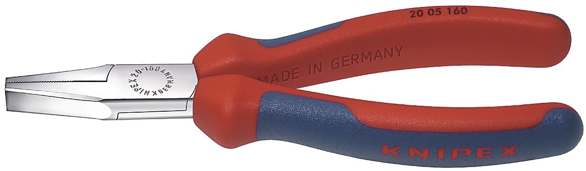 Flacktång, 140Mm, Huvud Förkromat, Flerkomponenthandtag, Knipex