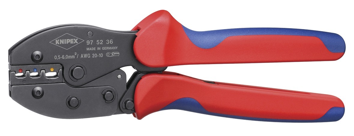 Presstång Preciforce®, För Krympslangskarv, 0,5-6,0 Mm², Knipex