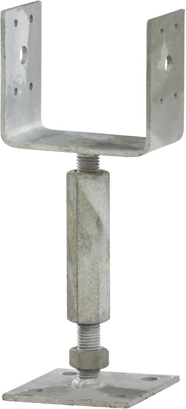 Stolpsko Med Platta, Justerbar I Höjdled, 4,0x98x84,5