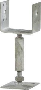 Stolpsko Med Platta, Justerbar I Höjdled, 4,0x98x84,5