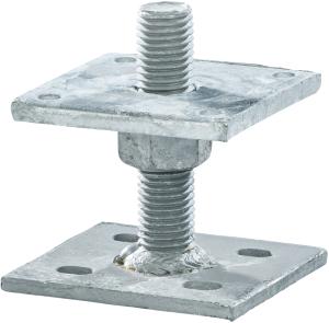 Stolpsko Med Platta, Justerbar I Höjdled, 6,0x90x110x70