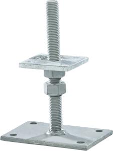 Stolpsko Med Platta, Justerbar I Höjdled, 6,0x200x140x100