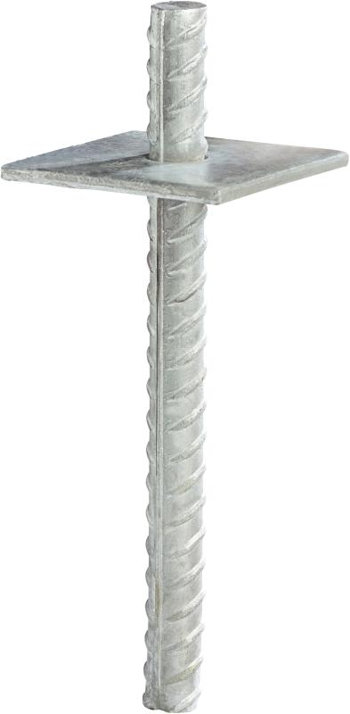 Stolpsko Med Armeringsjärn & Platta, 16x6x70x250