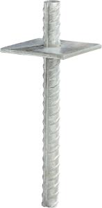 Stolpsko Med Armeringsjärn & Platta, 16x6x70x250