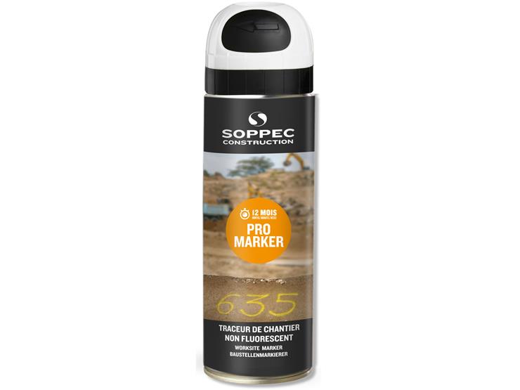 Markeringsfärg Vit, 500ml, Soppec