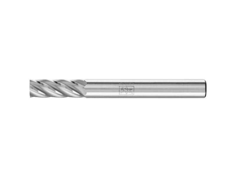 Roterande fil, Cylindrisk form ZYA, tandning INOX (6 x 16 x 55 mm)