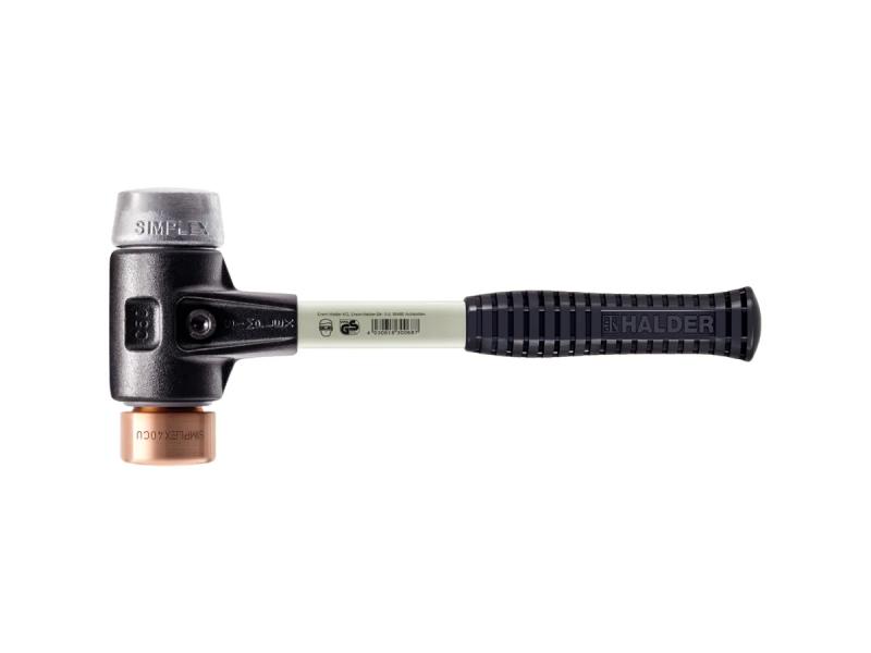 Studsfri hammare SIMPLEX, 40mm, Koppar/Lättmetallslag